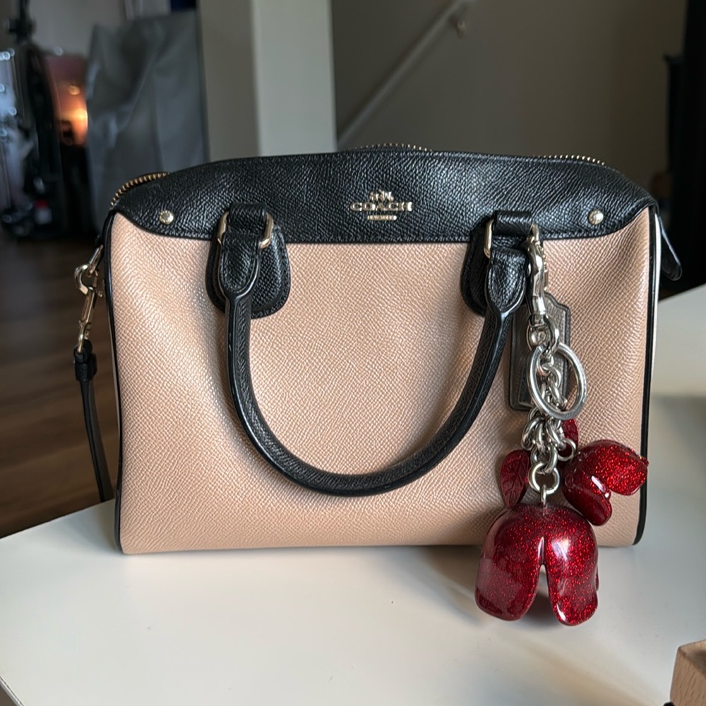 *AUTHENTIC* Coach tri-color satchel crossbody purse
